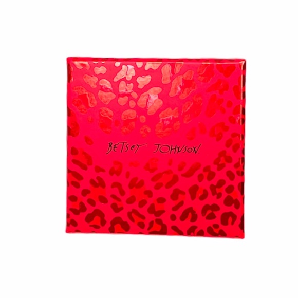 Betsey Johnson Christmas Light Earrings Red Gold Tone - Picture 3 of 4